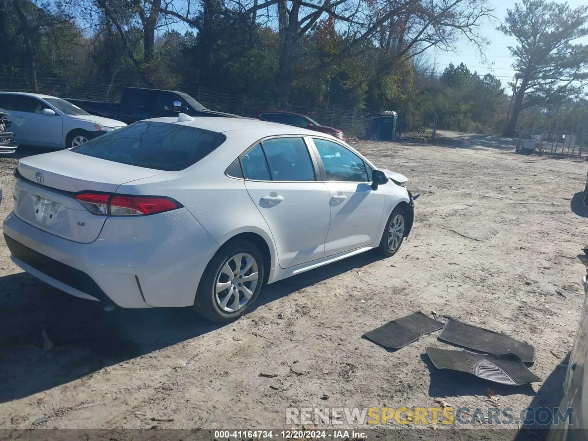 4 fotografías del automóvil dañado 5YFEPMAE6MP236103 TOYOTA COROLLA 2021