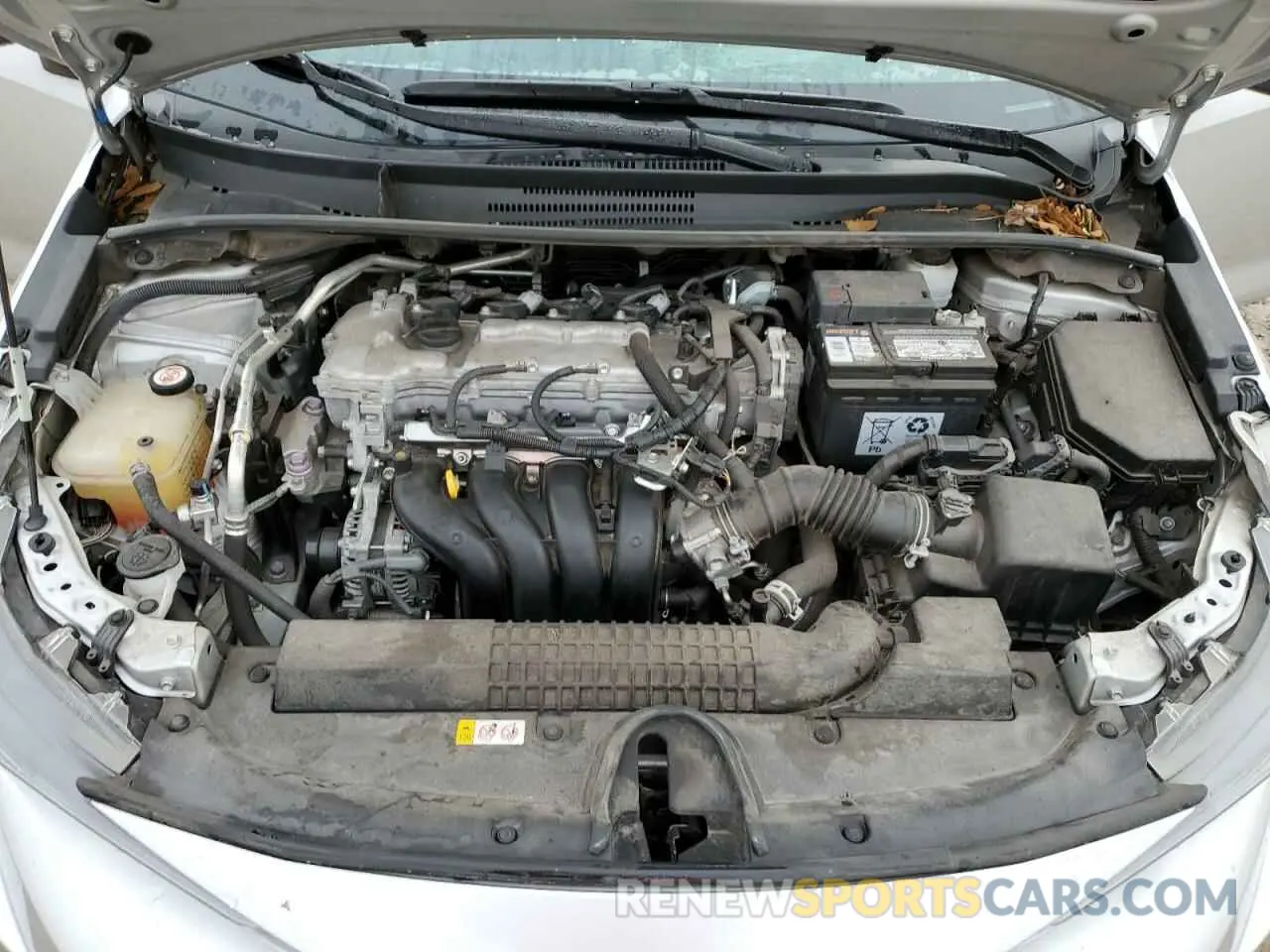 12 fotografías del automóvil dañado 5YFEPMAE6MP243407 TOYOTA COROLLA 2021