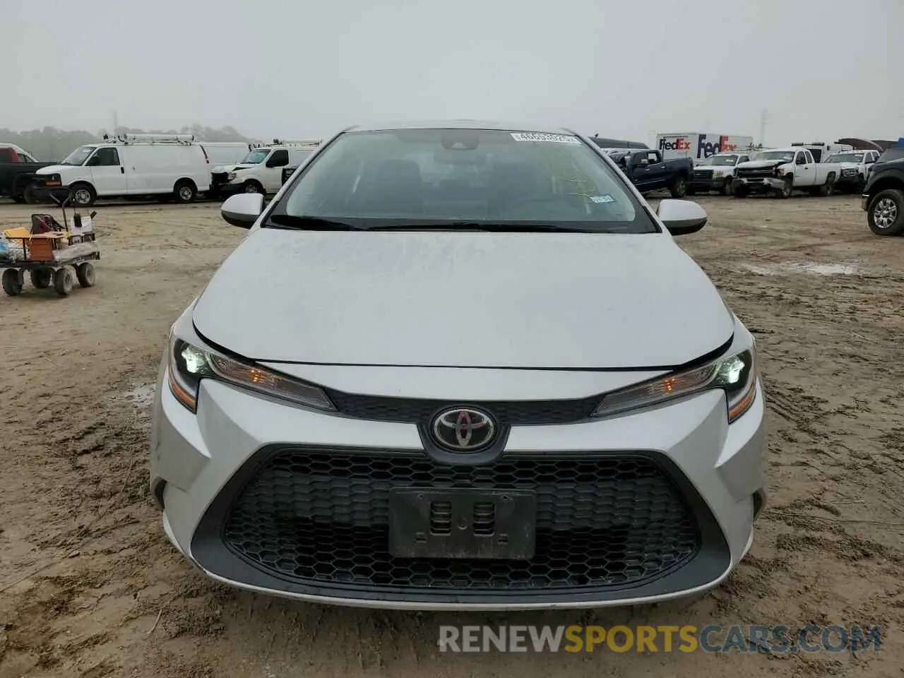 5 fotografías del automóvil dañado 5YFEPMAE6MP243407 TOYOTA COROLLA 2021