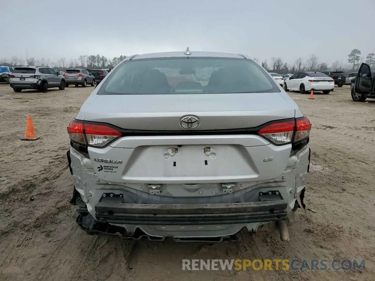 6 fotografías del automóvil dañado 5YFEPMAE6MP243407 TOYOTA COROLLA 2021