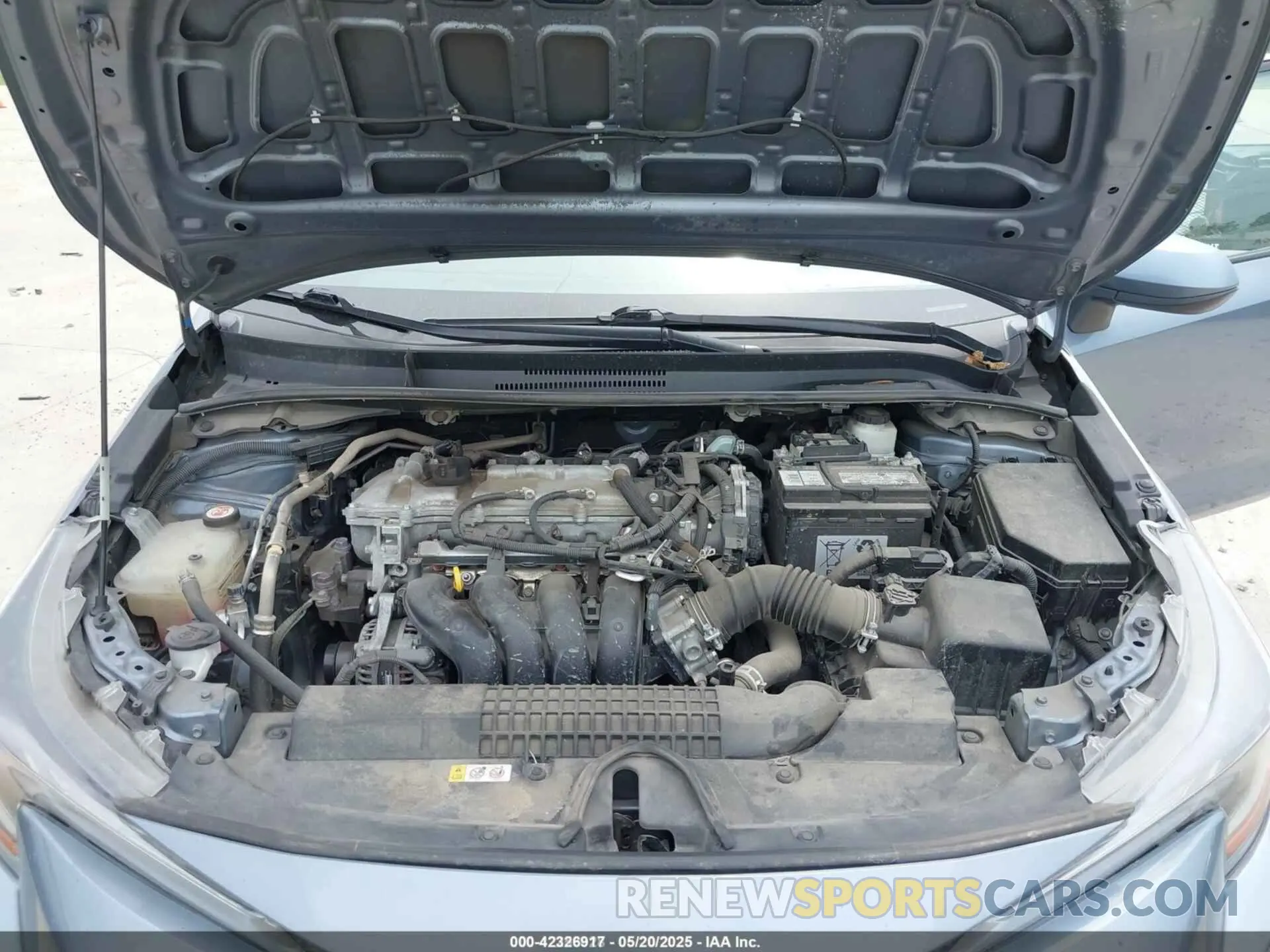 10 fotografías del automóvil dañado 5YFEPMAE6MP244461 TOYOTA COROLLA 2021