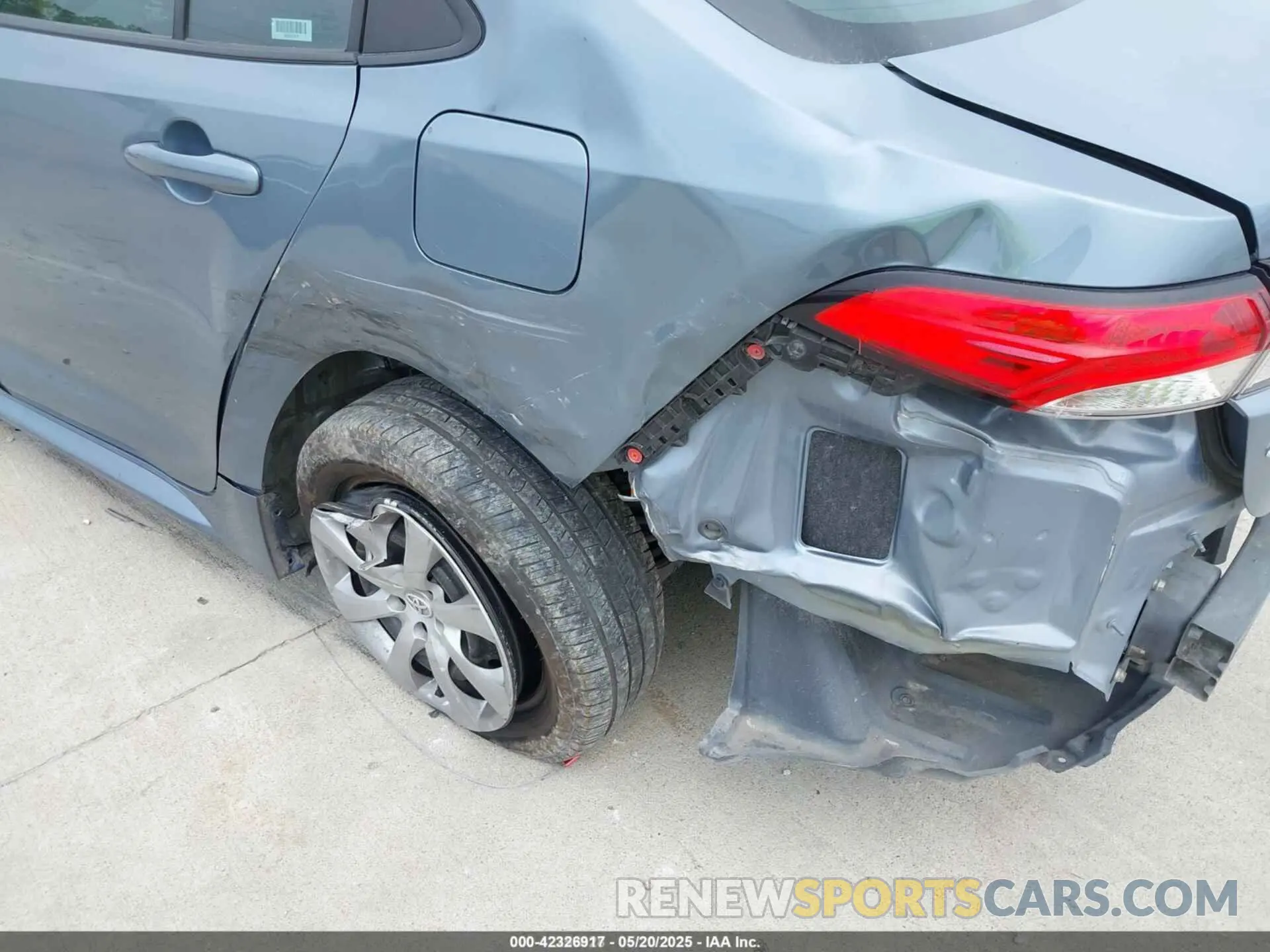 6 fotografías del automóvil dañado 5YFEPMAE6MP244461 TOYOTA COROLLA 2021