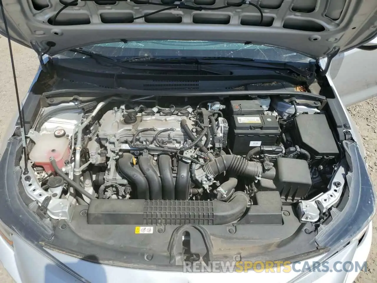 11 fotografías del automóvil dañado 5YFEPMAE6MP247697 TOYOTA COROLLA 2021