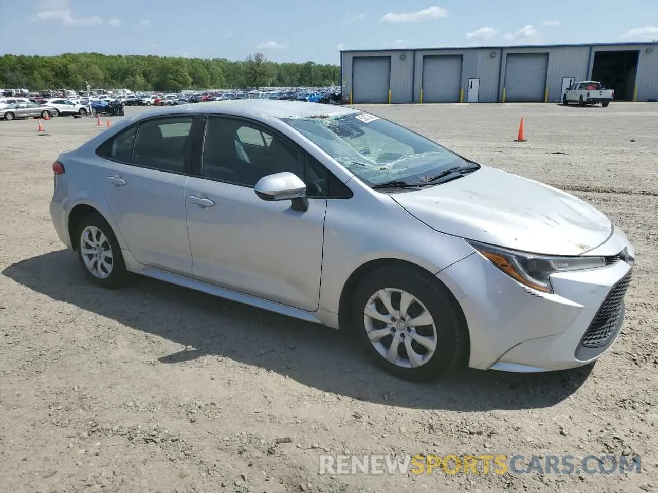 4 fotografías del automóvil dañado 5YFEPMAE6MP247697 TOYOTA COROLLA 2021