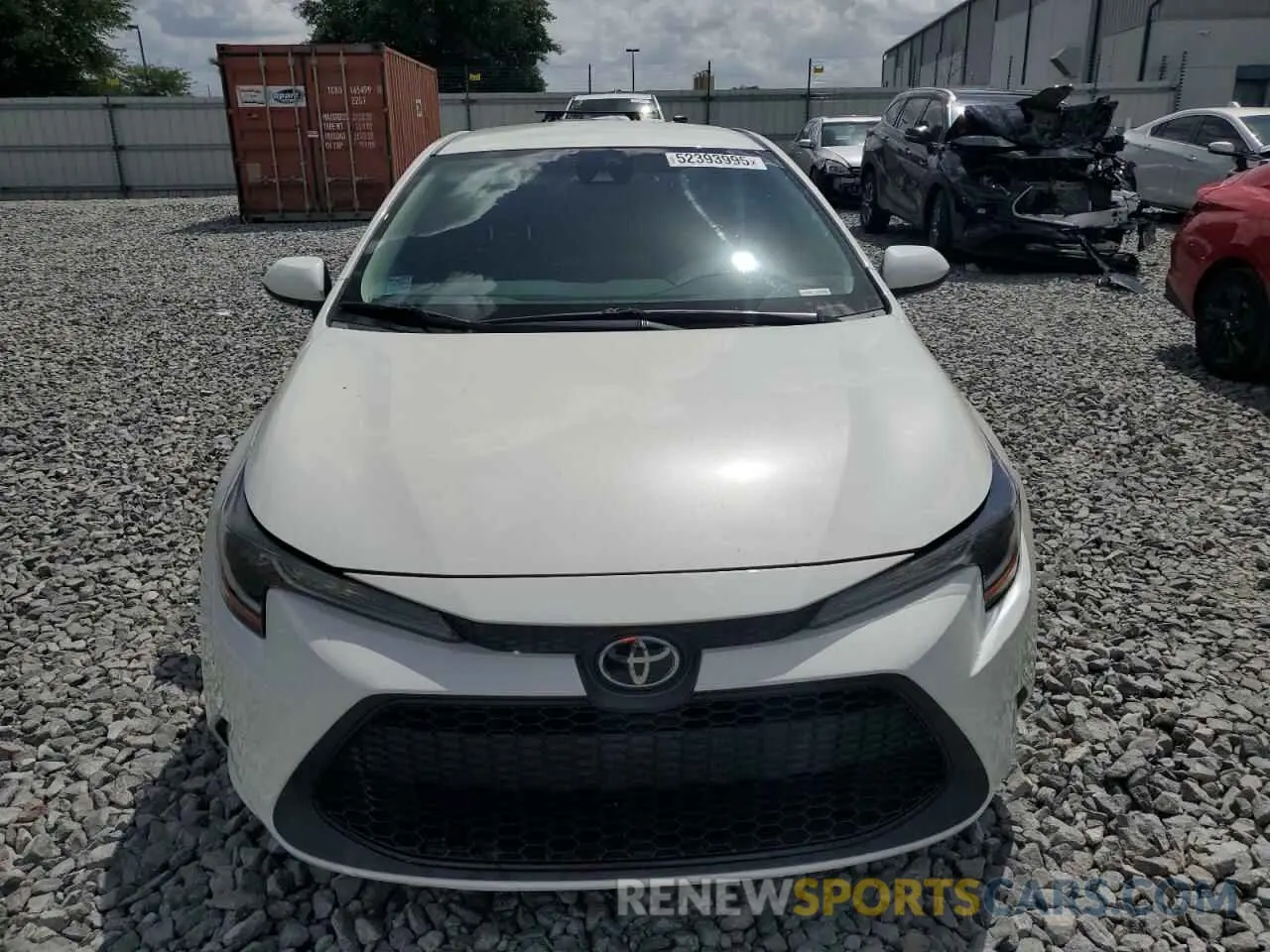5 fotografías del automóvil dañado 5YFEPMAE6MP248039 TOYOTA COROLLA 2021