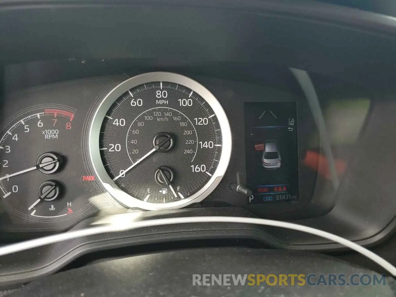 9 fotografías del automóvil dañado 5YFEPMAE6MP248039 TOYOTA COROLLA 2021
