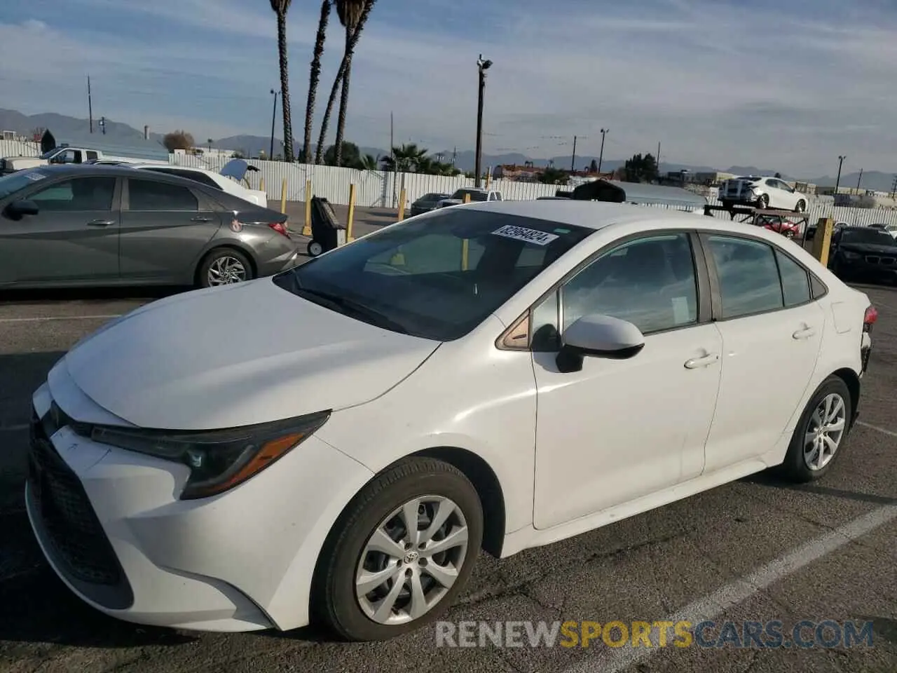 1 fotografías del automóvil dañado 5YFEPMAE6MP250079 TOYOTA COROLLA 2021