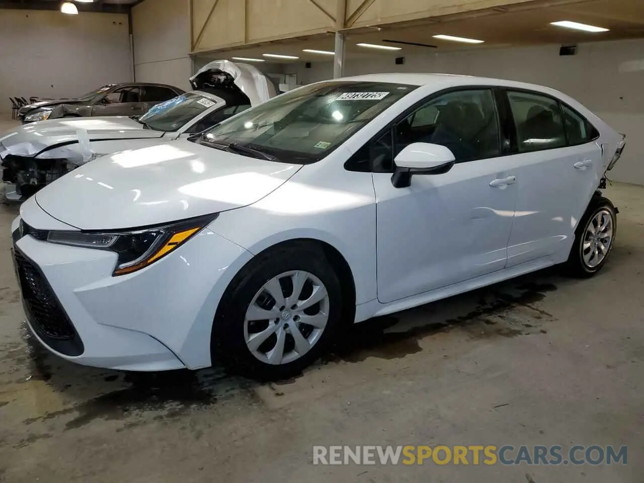 1 fotografías del automóvil dañado 5YFEPMAE6MP250146 TOYOTA COROLLA 2021
