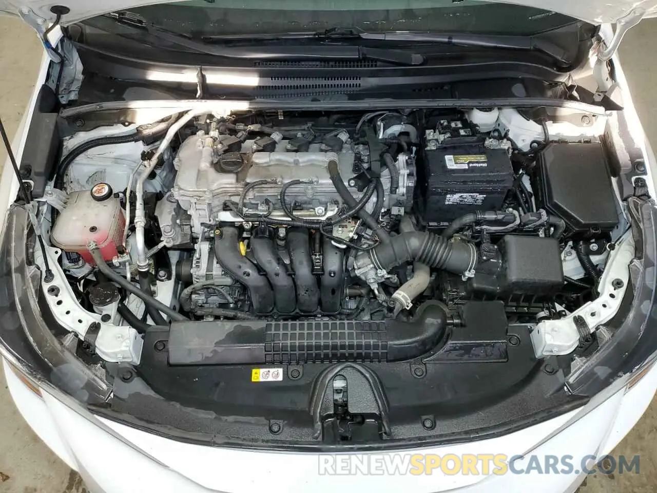 11 fotografías del automóvil dañado 5YFEPMAE6MP250146 TOYOTA COROLLA 2021