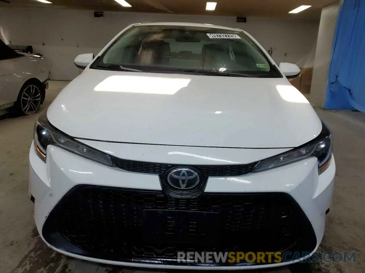5 fotografías del automóvil dañado 5YFEPMAE6MP250146 TOYOTA COROLLA 2021