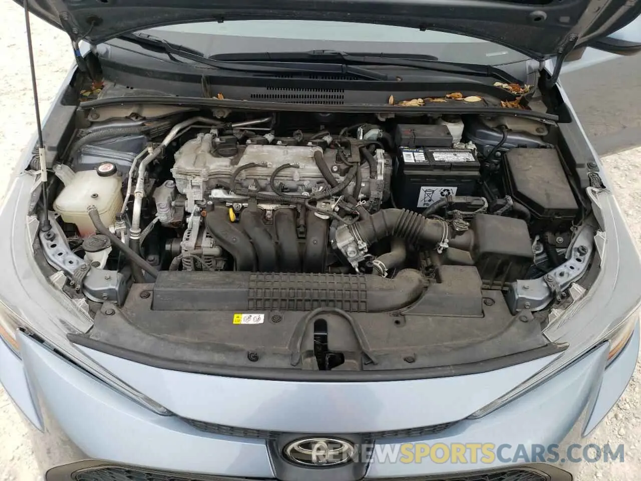 11 fotografías del automóvil dañado 5YFEPMAE6MP251152 TOYOTA COROLLA 2021