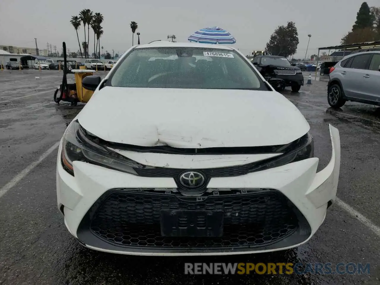 5 fotografías del automóvil dañado 5YFEPMAE6MP252219 TOYOTA COROLLA 2021