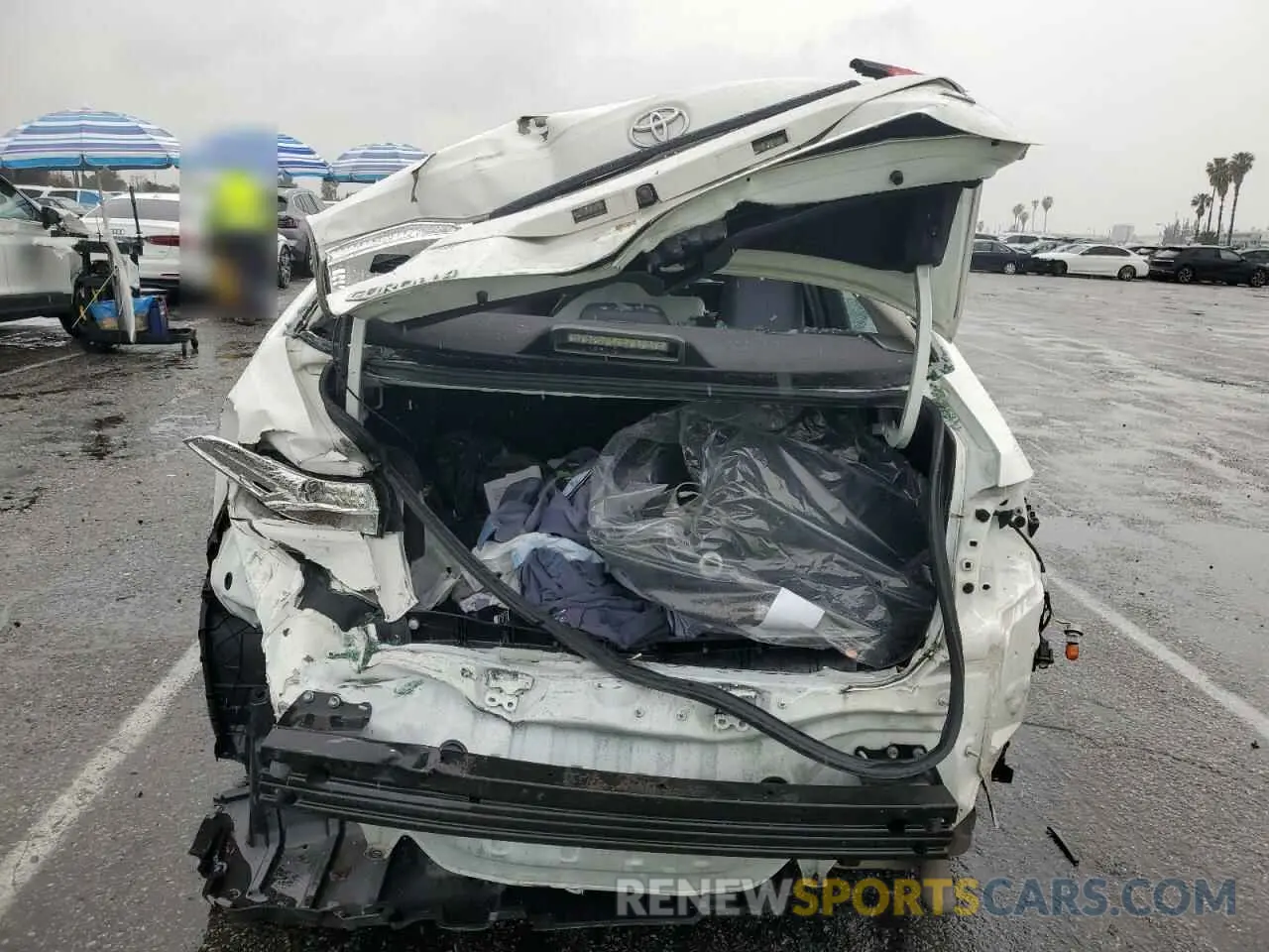6 fotografías del automóvil dañado 5YFEPMAE6MP252219 TOYOTA COROLLA 2021