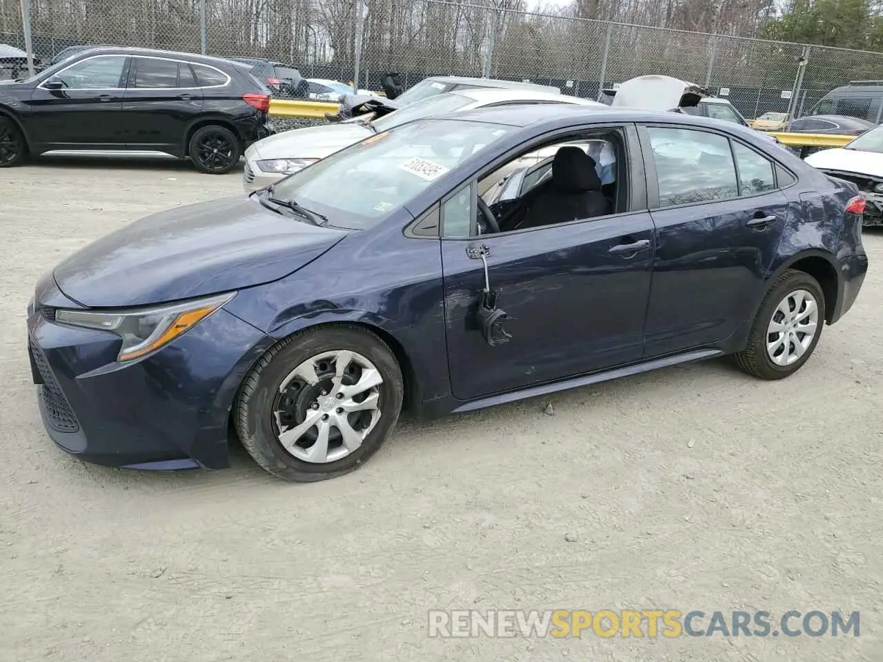 1 fotografías del automóvil dañado 5YFEPMAE6MP271336 TOYOTA COROLLA 2021