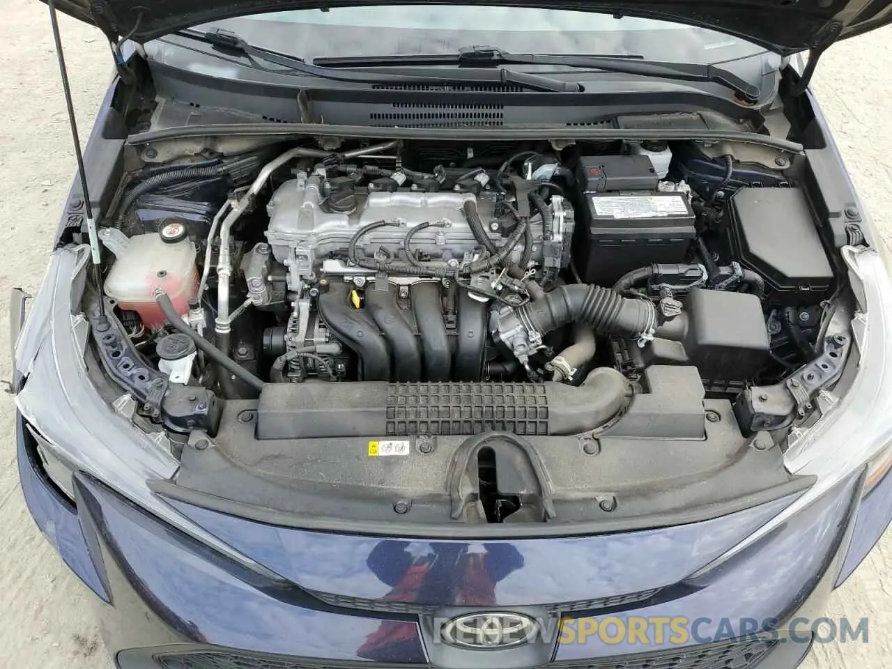 11 fotografías del automóvil dañado 5YFEPMAE6MP271336 TOYOTA COROLLA 2021