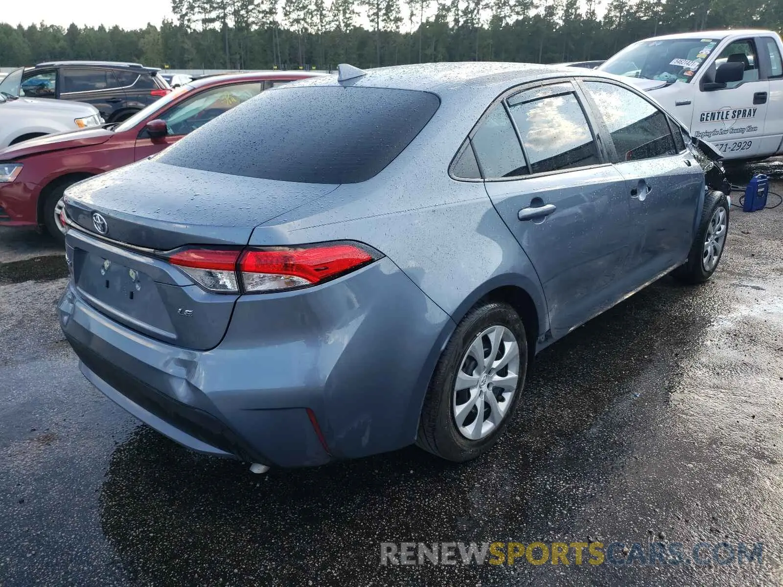 4 fotografías del automóvil dañado 5YFEPMAE7MP147835 TOYOTA COROLLA 2021