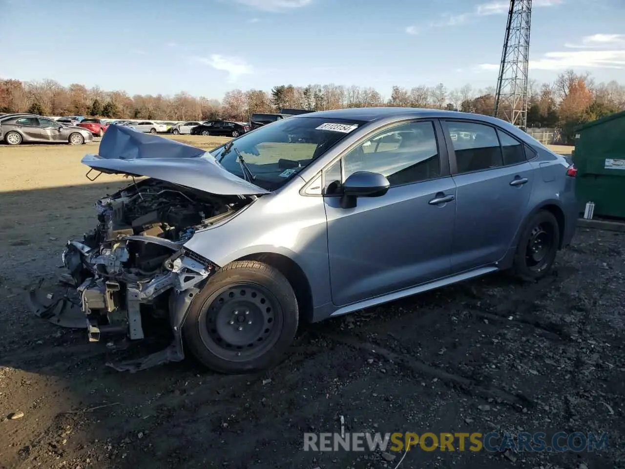 1 fotografías del automóvil dañado 5YFEPMAE7MP161718 TOYOTA COROLLA 2021