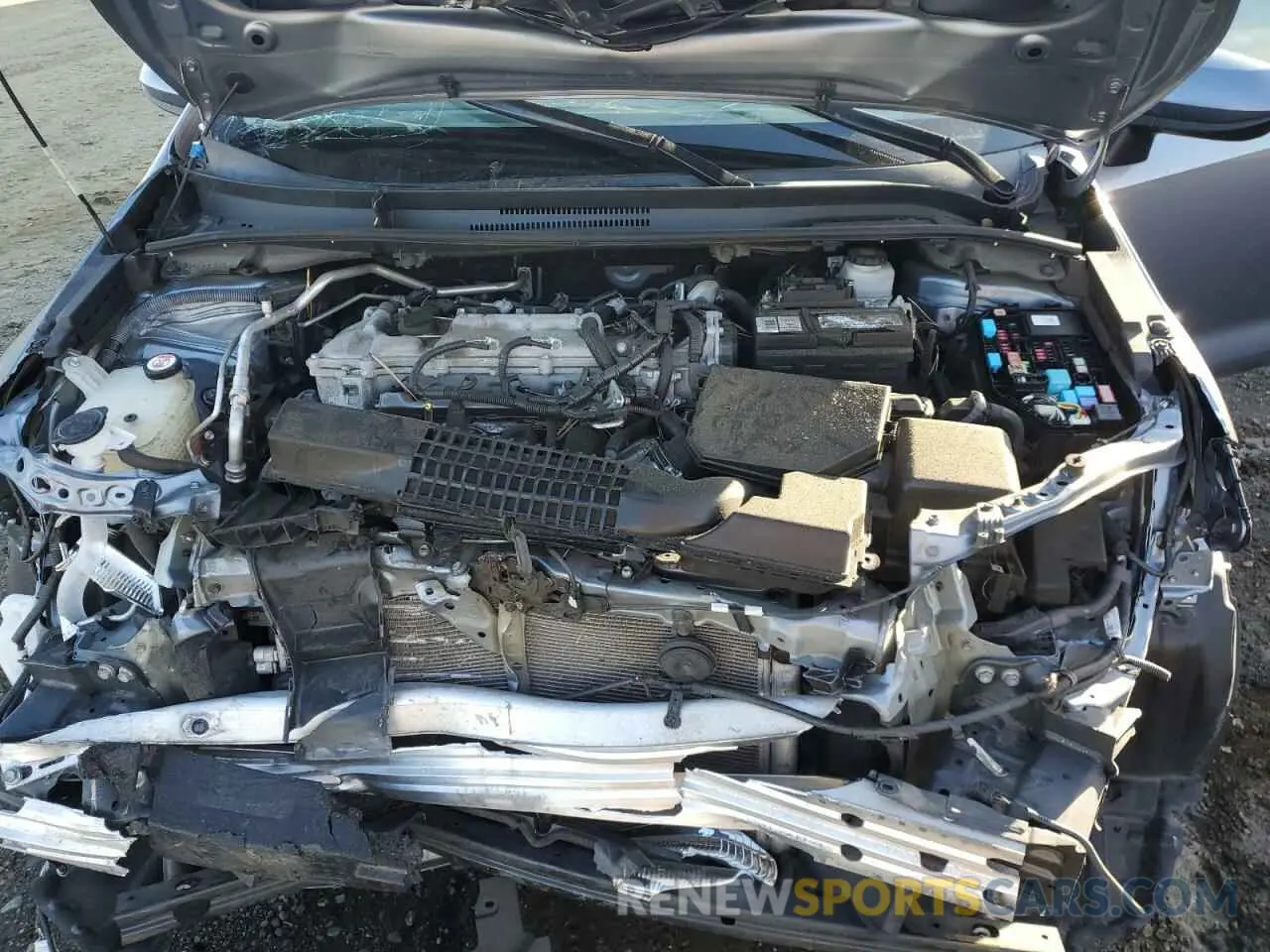 11 fotografías del automóvil dañado 5YFEPMAE7MP161718 TOYOTA COROLLA 2021