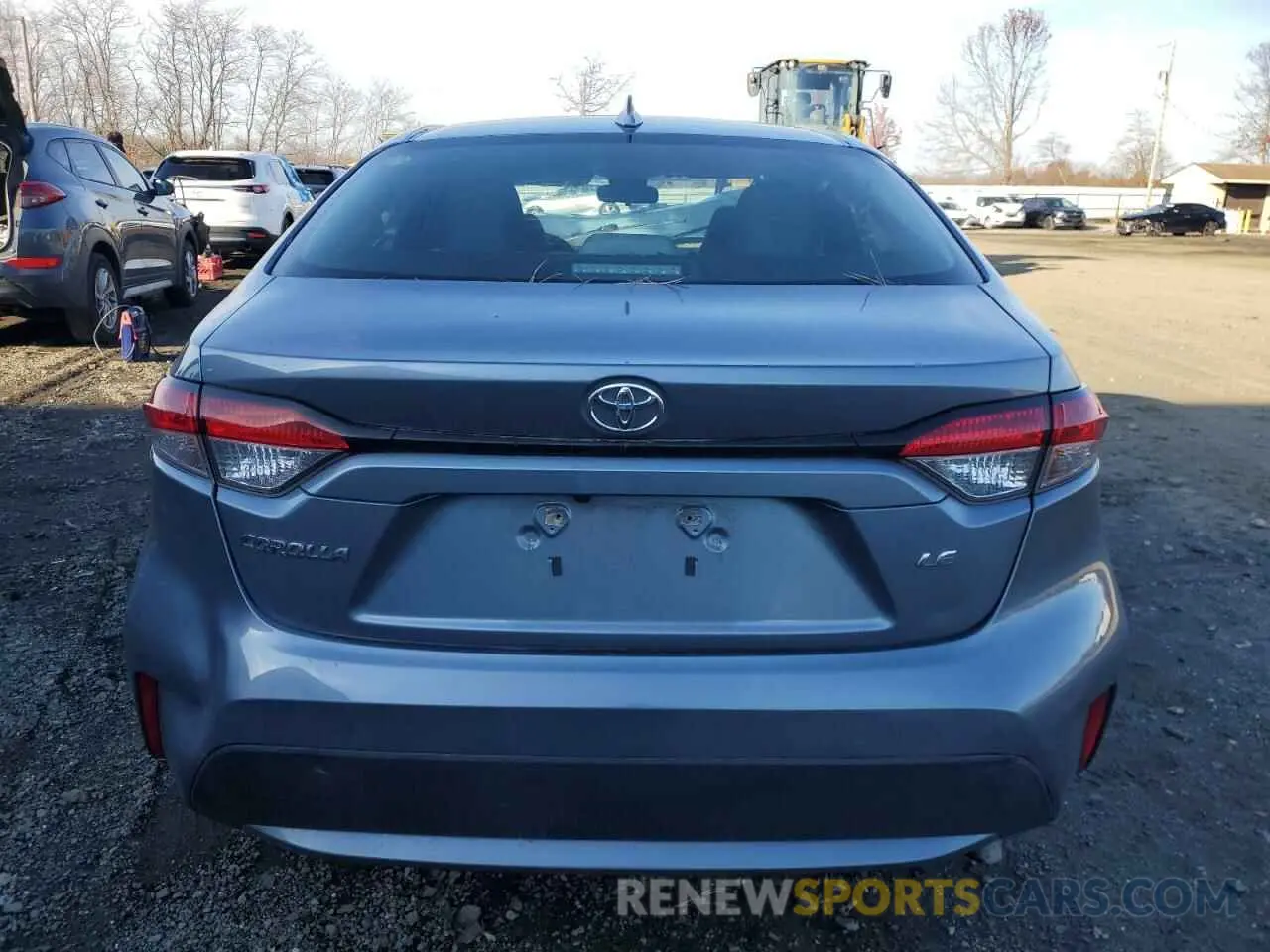 6 fotografías del automóvil dañado 5YFEPMAE7MP161718 TOYOTA COROLLA 2021
