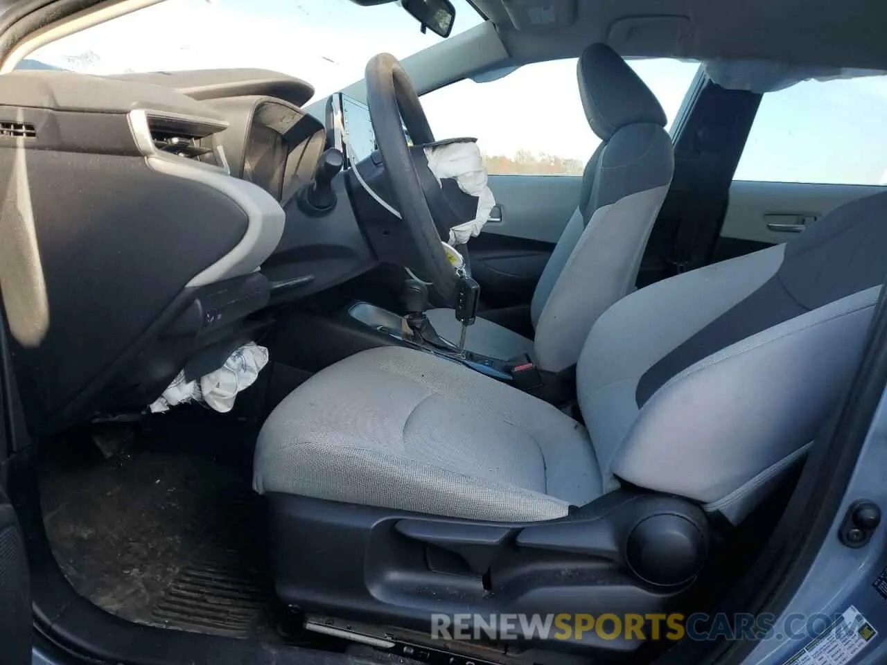 7 fotografías del automóvil dañado 5YFEPMAE7MP161718 TOYOTA COROLLA 2021