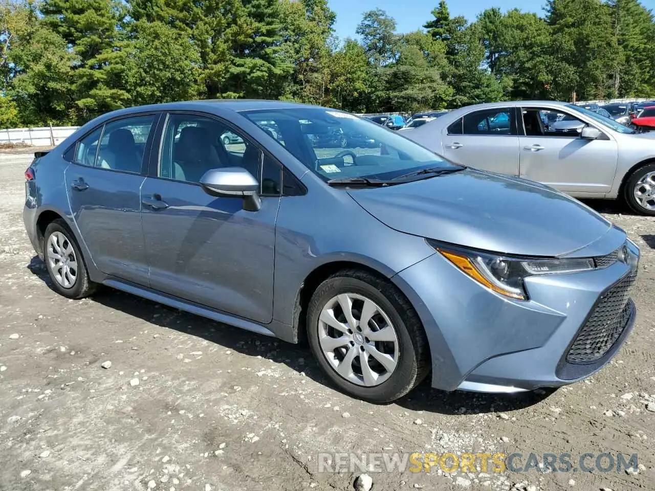4 fotografías del automóvil dañado 5YFEPMAE7MP162948 TOYOTA COROLLA 2021
