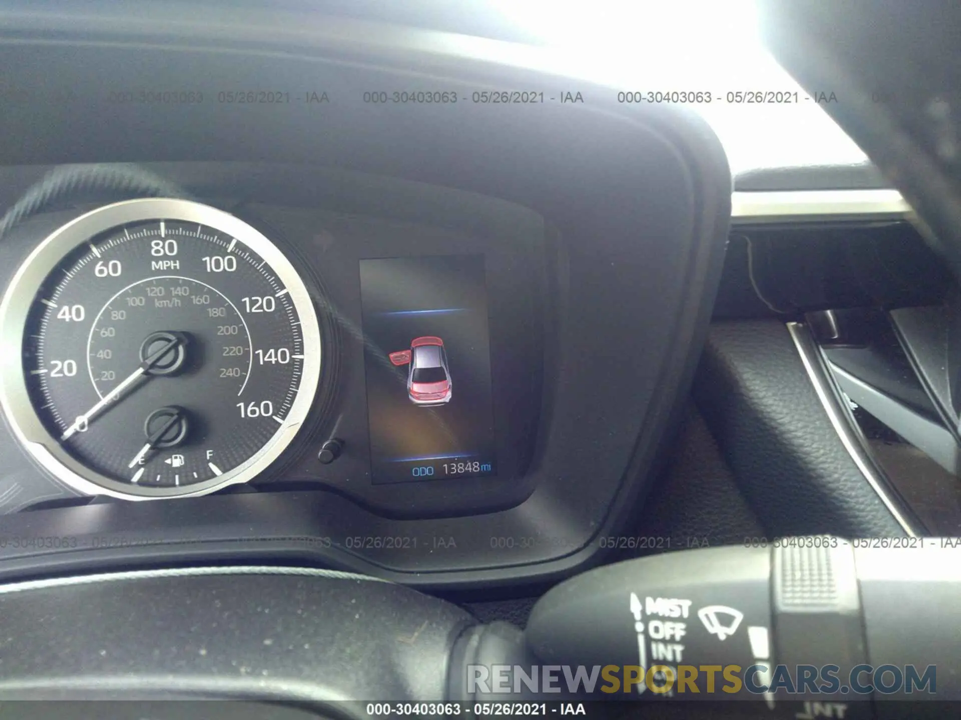 7 fotografías del automóvil dañado 5YFEPMAE7MP173514 TOYOTA COROLLA 2021