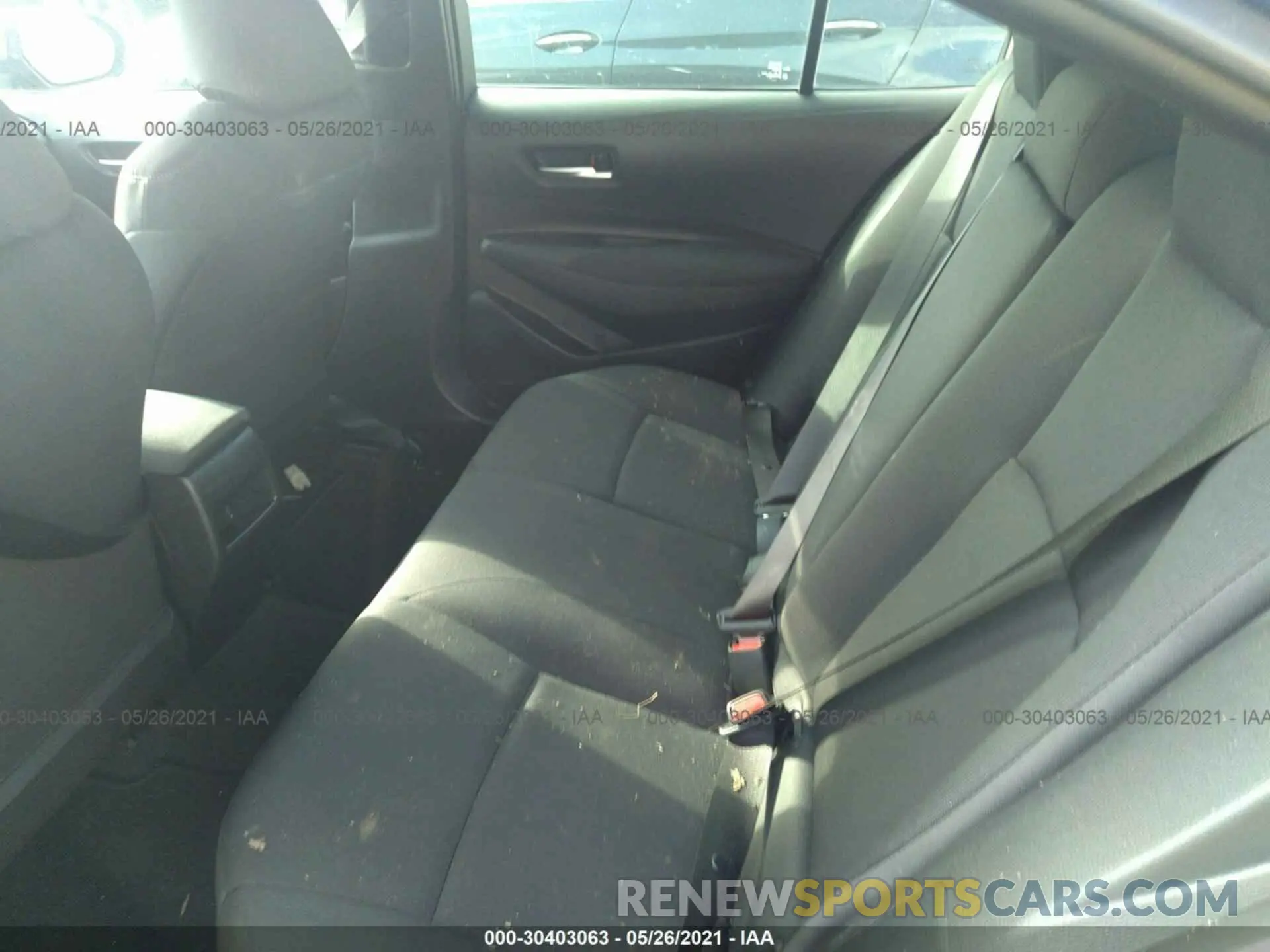 8 fotografías del automóvil dañado 5YFEPMAE7MP173514 TOYOTA COROLLA 2021