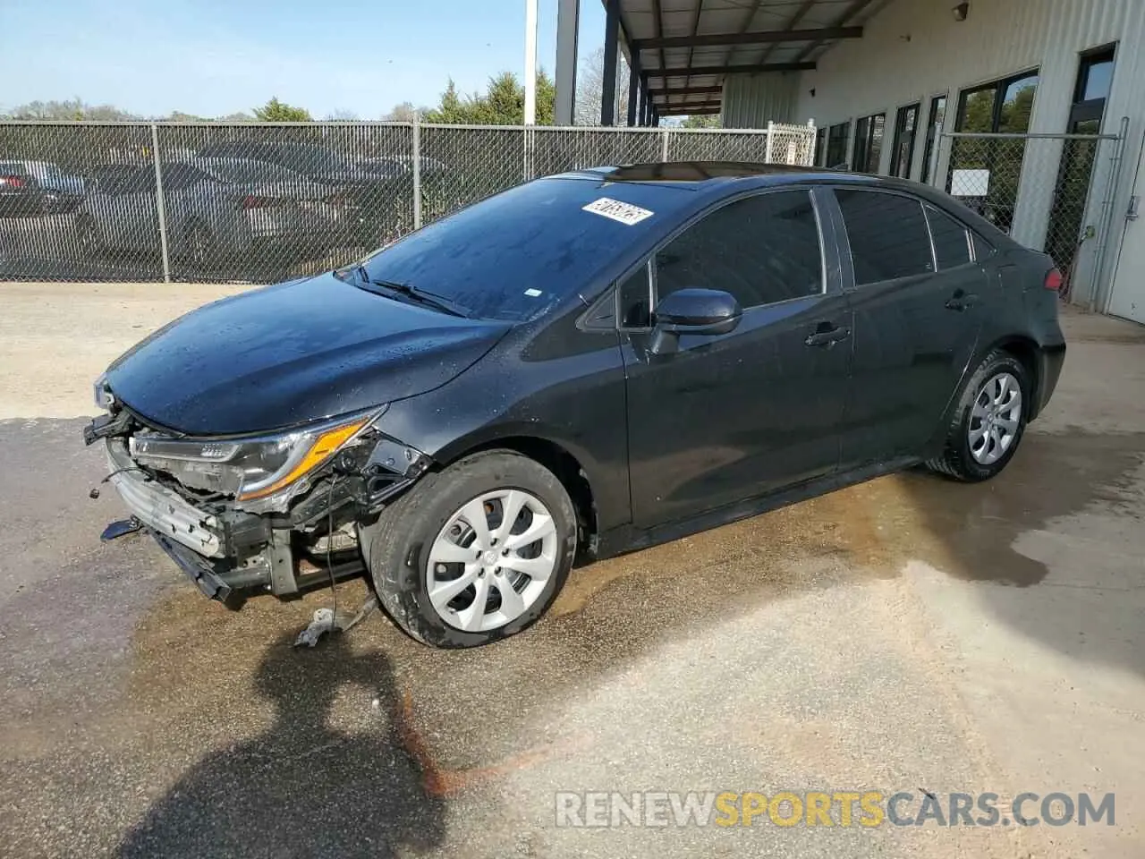 1 fotografías del automóvil dañado 5YFEPMAE7MP179362 TOYOTA COROLLA 2021