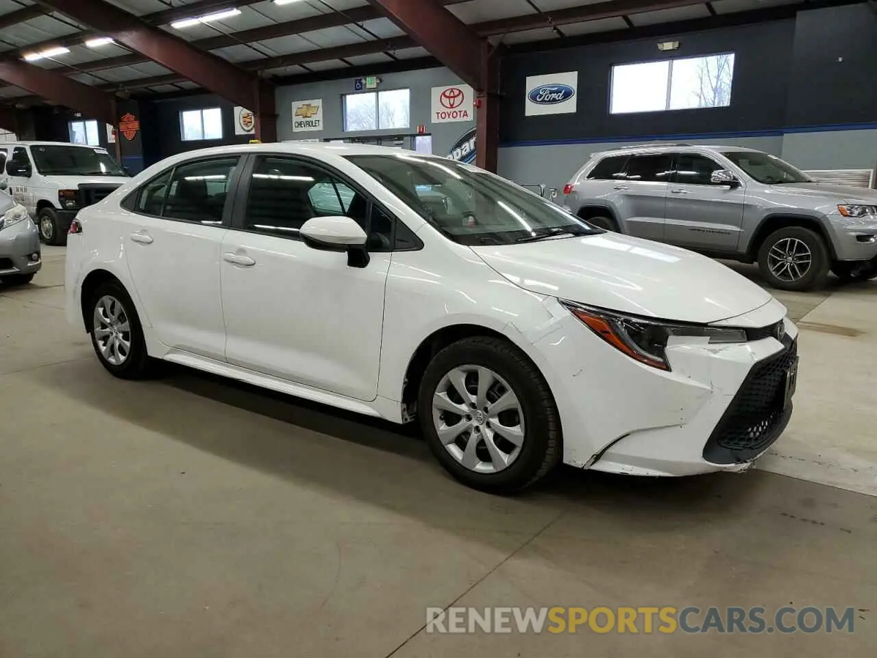 4 fotografías del automóvil dañado 5YFEPMAE7MP186036 TOYOTA COROLLA 2021