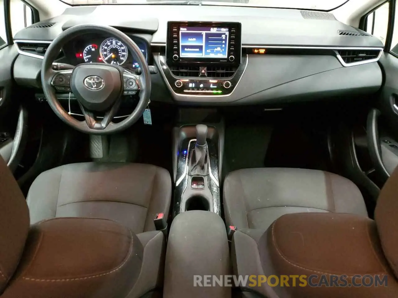 8 fotografías del automóvil dañado 5YFEPMAE7MP186036 TOYOTA COROLLA 2021