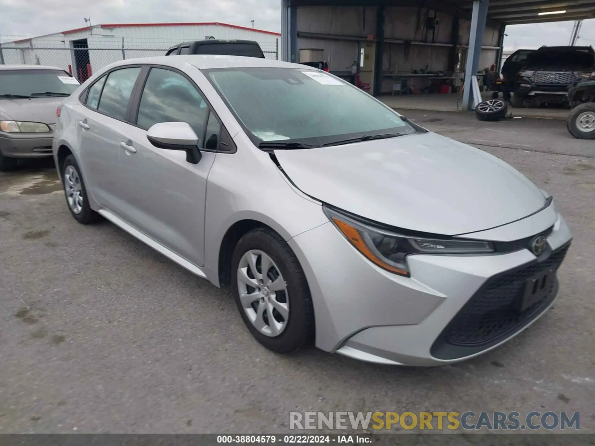 1 fotografías del automóvil dañado 5YFEPMAE7MP186120 TOYOTA COROLLA 2021