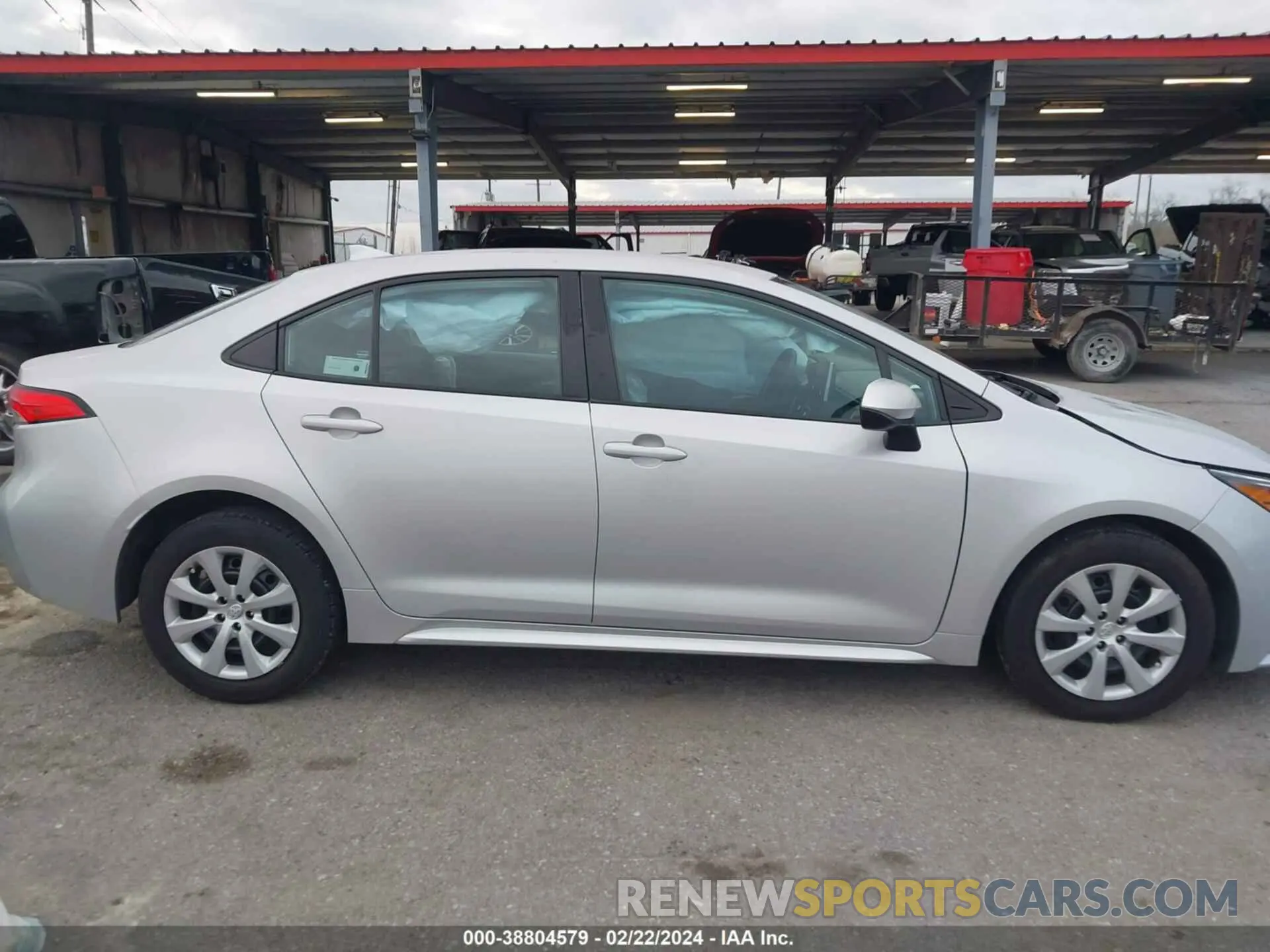 13 fotografías del automóvil dañado 5YFEPMAE7MP186120 TOYOTA COROLLA 2021