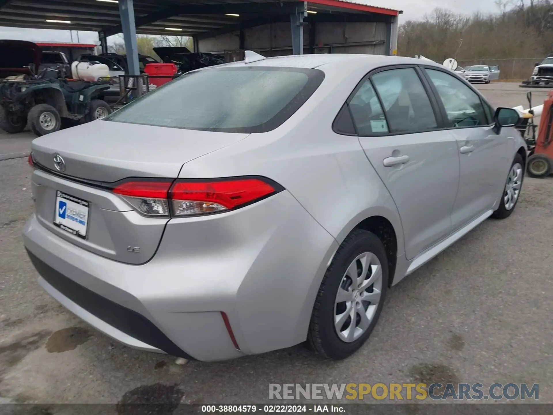 4 fotografías del automóvil dañado 5YFEPMAE7MP186120 TOYOTA COROLLA 2021