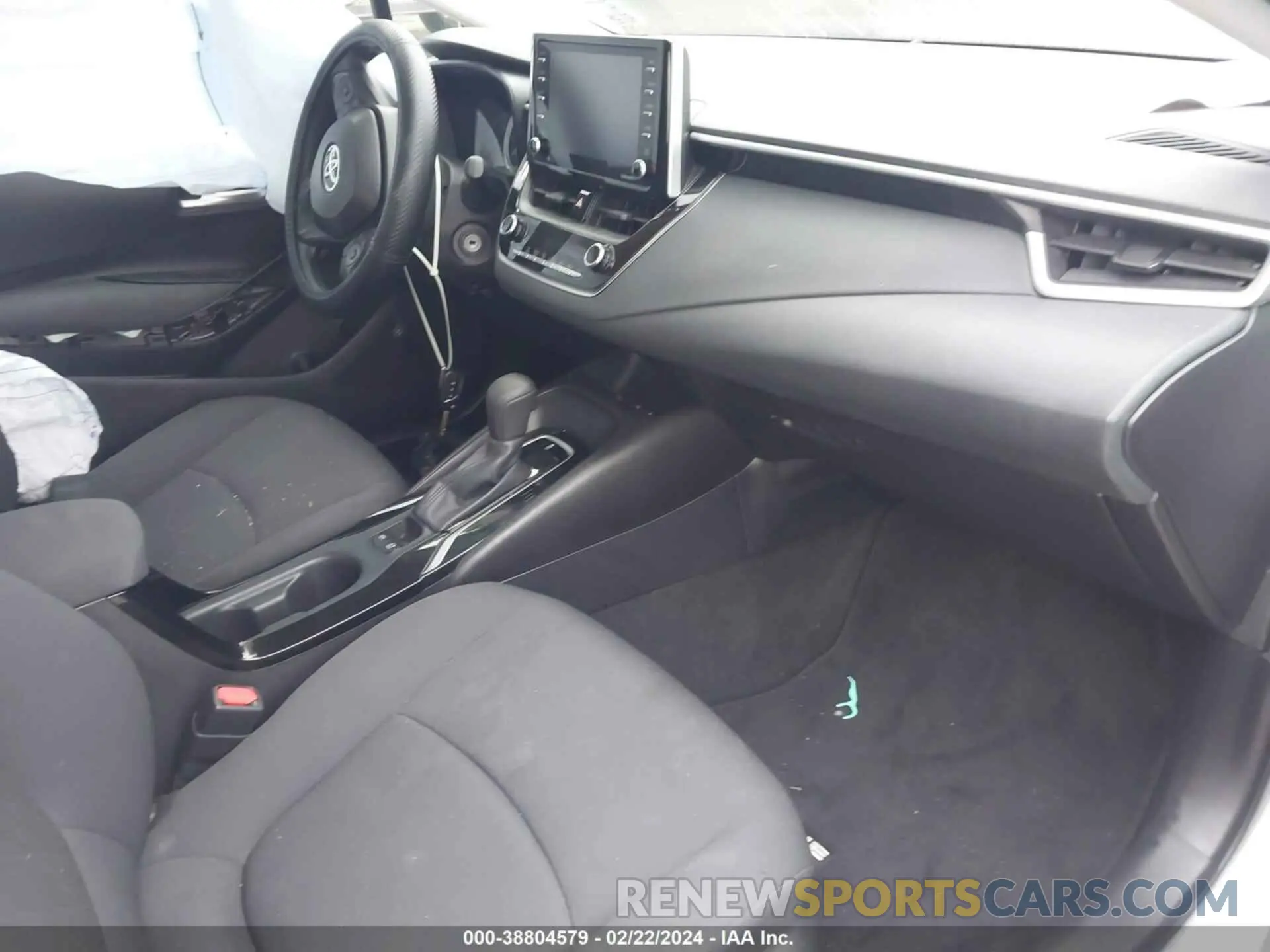 5 fotografías del automóvil dañado 5YFEPMAE7MP186120 TOYOTA COROLLA 2021