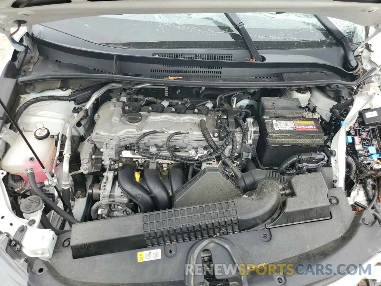 12 fotografías del automóvil dañado 5YFEPMAE7MP186795 TOYOTA COROLLA 2021