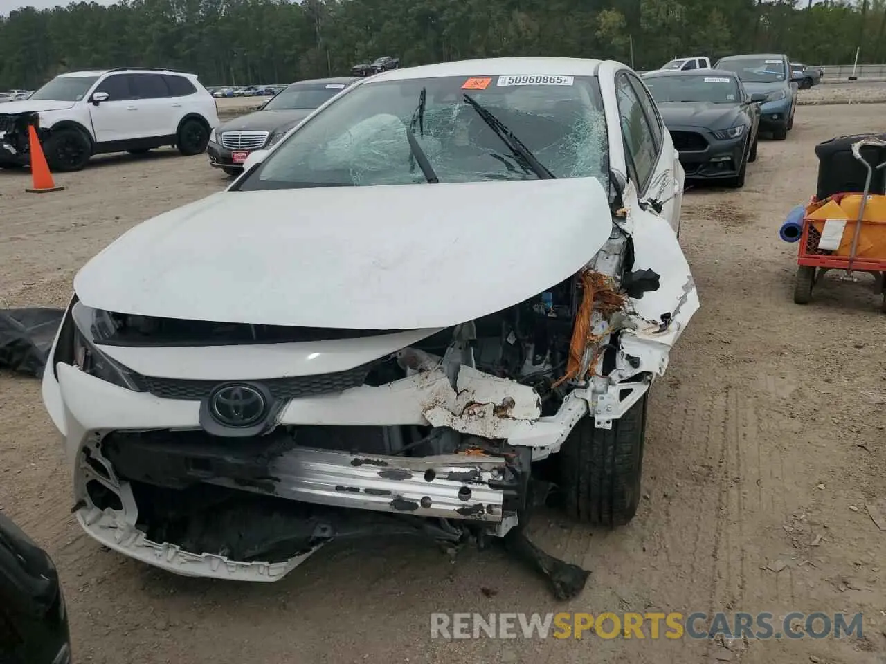 5 fotografías del automóvil dañado 5YFEPMAE7MP186795 TOYOTA COROLLA 2021