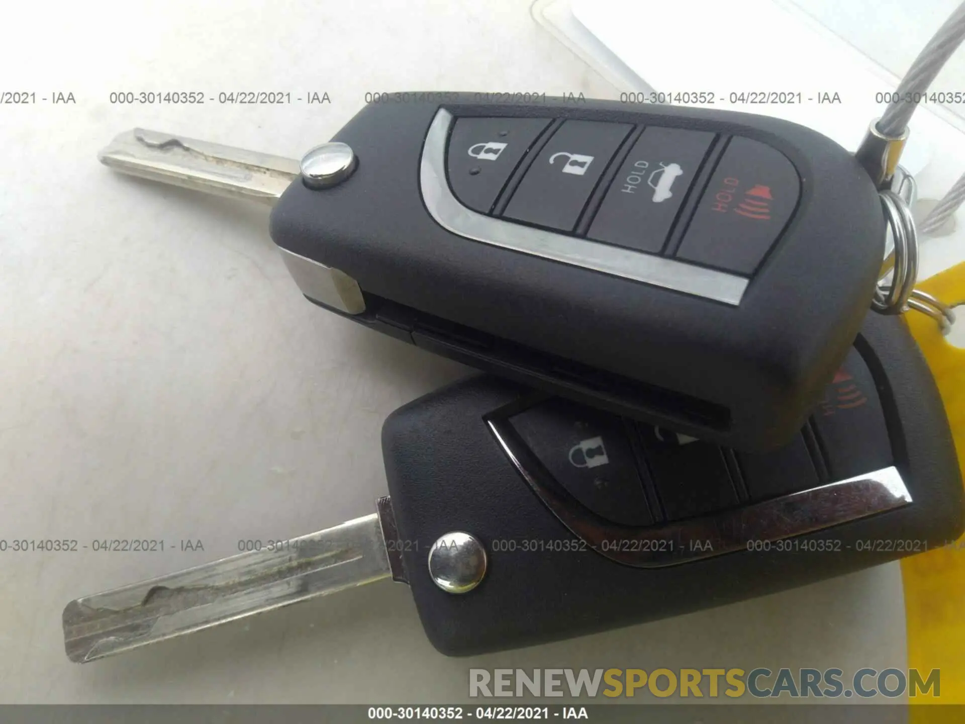 11 fotografías del automóvil dañado 5YFEPMAE7MP199188 TOYOTA COROLLA 2021