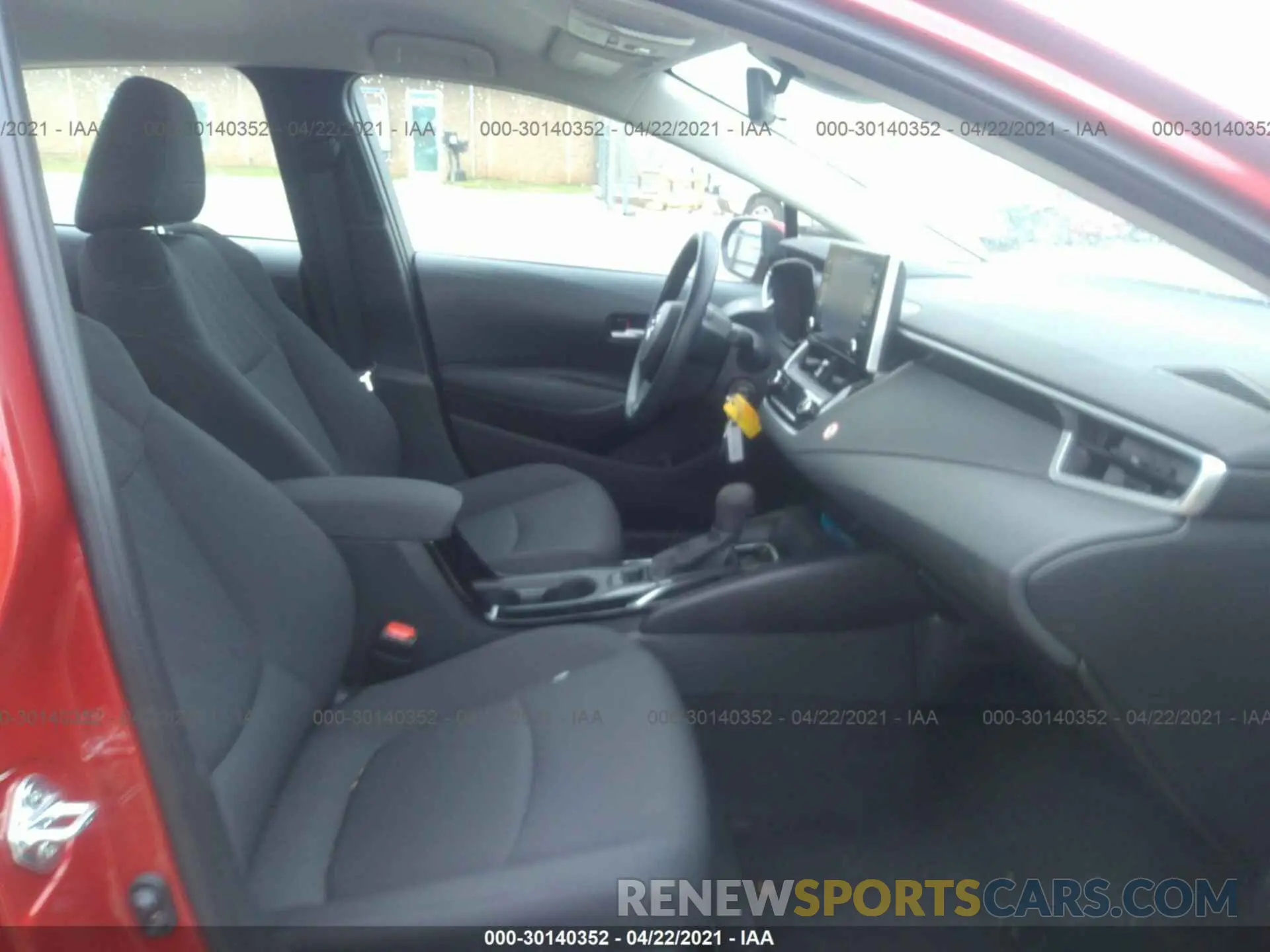 5 fotografías del automóvil dañado 5YFEPMAE7MP199188 TOYOTA COROLLA 2021