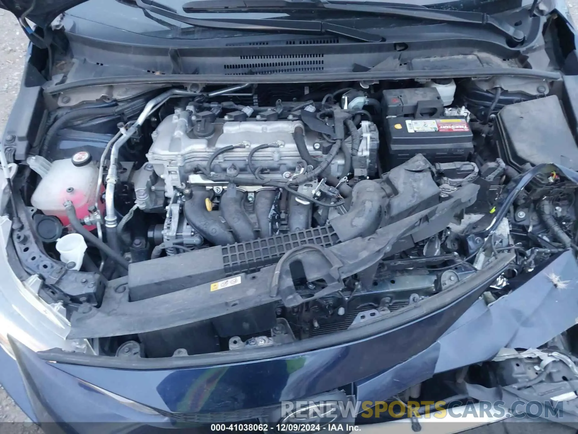 10 fotografías del automóvil dañado 5YFEPMAE7MP202185 TOYOTA COROLLA 2021