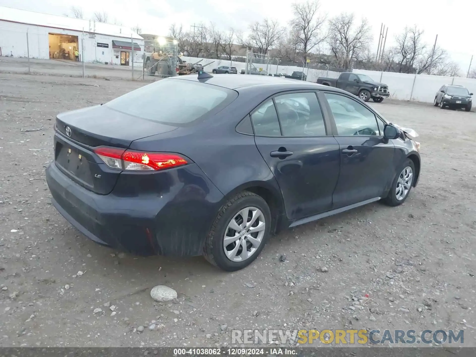 4 fotografías del automóvil dañado 5YFEPMAE7MP202185 TOYOTA COROLLA 2021