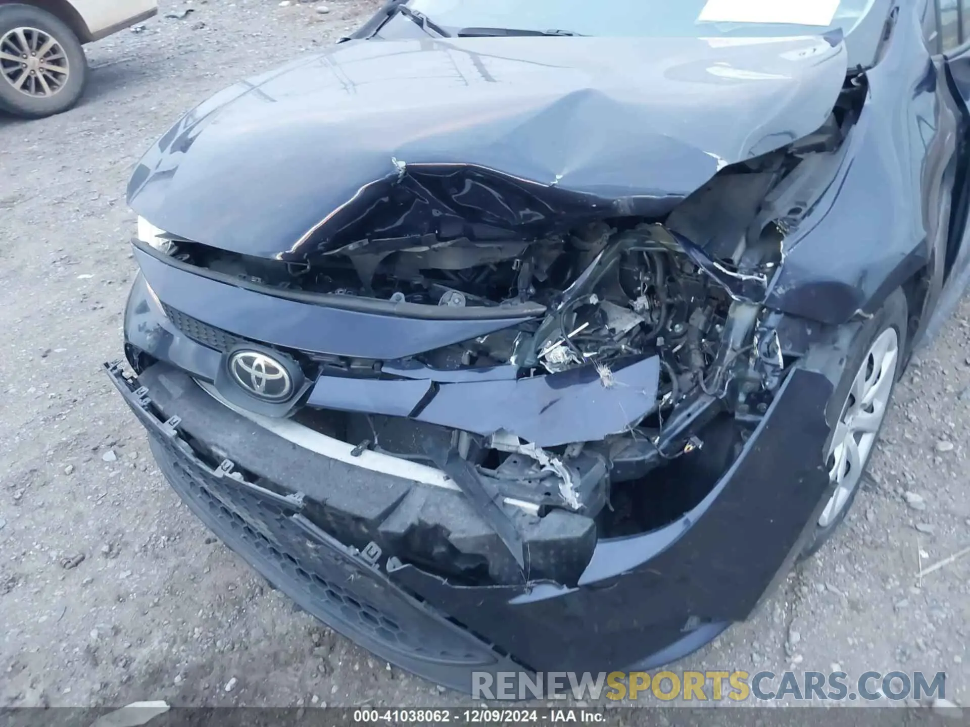 6 fotografías del automóvil dañado 5YFEPMAE7MP202185 TOYOTA COROLLA 2021