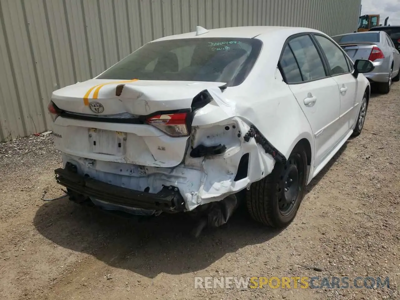 4 fotografías del automóvil dañado 5YFEPMAE7MP205488 TOYOTA COROLLA 2021