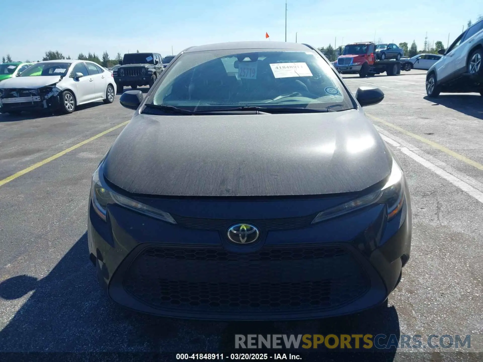 13 fotografías del automóvil dañado 5YFEPMAE7MP206236 TOYOTA COROLLA 2021