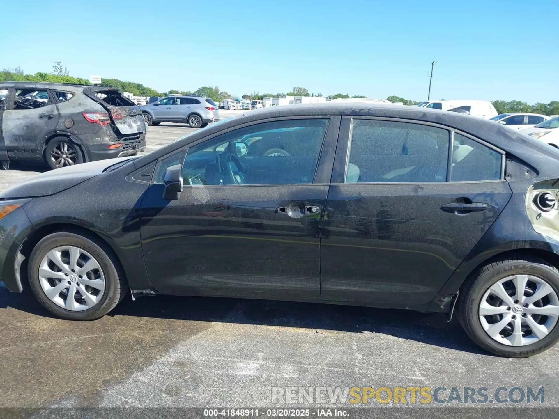 15 fotografías del automóvil dañado 5YFEPMAE7MP206236 TOYOTA COROLLA 2021
