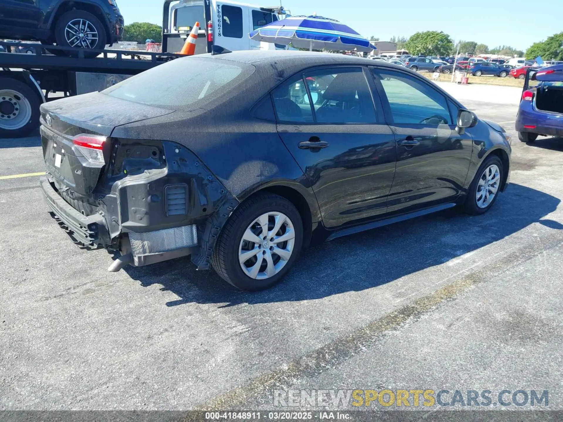 4 fotografías del automóvil dañado 5YFEPMAE7MP206236 TOYOTA COROLLA 2021