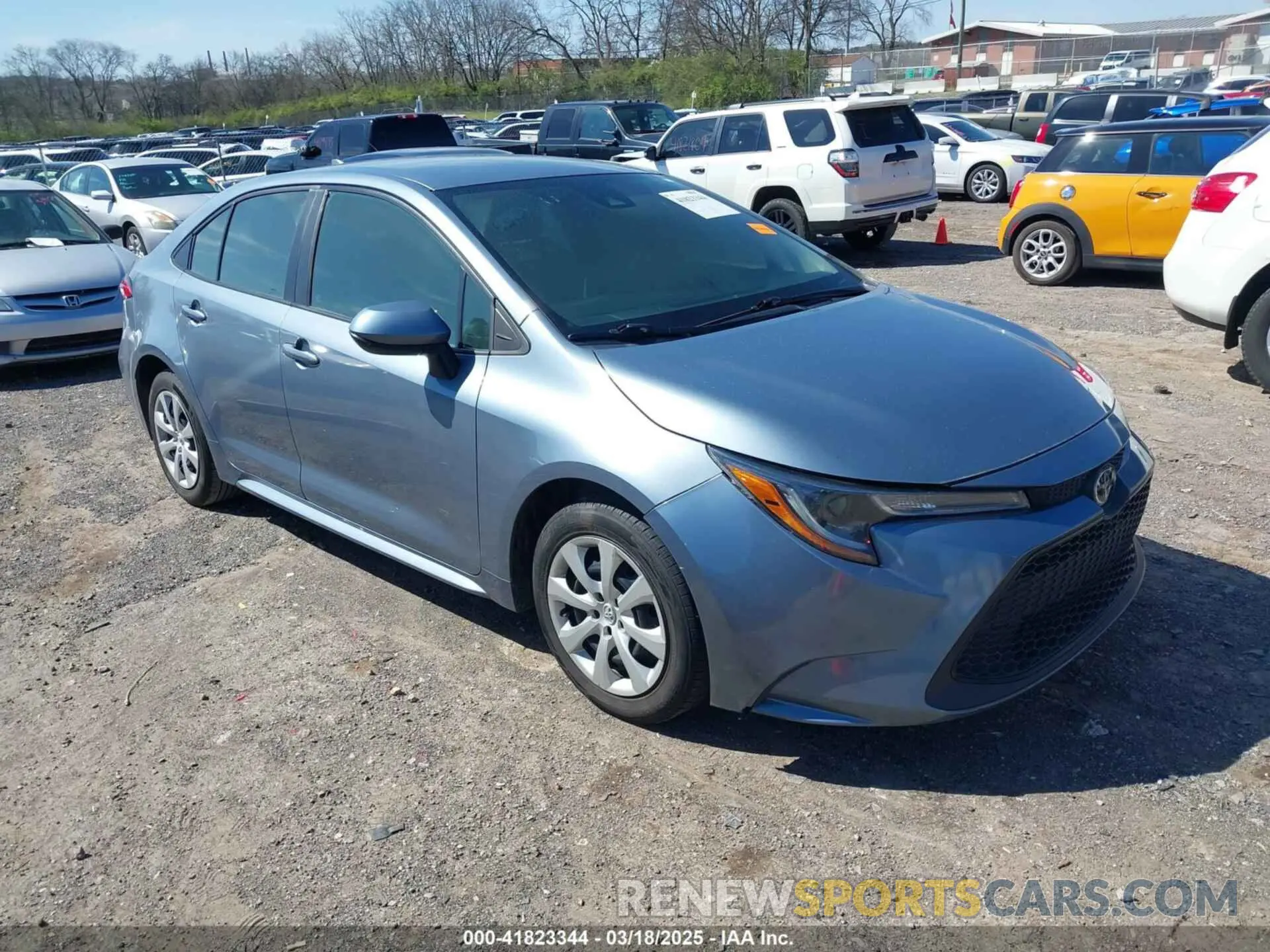 1 fotografías del automóvil dañado 5YFEPMAE7MP214787 TOYOTA COROLLA 2021