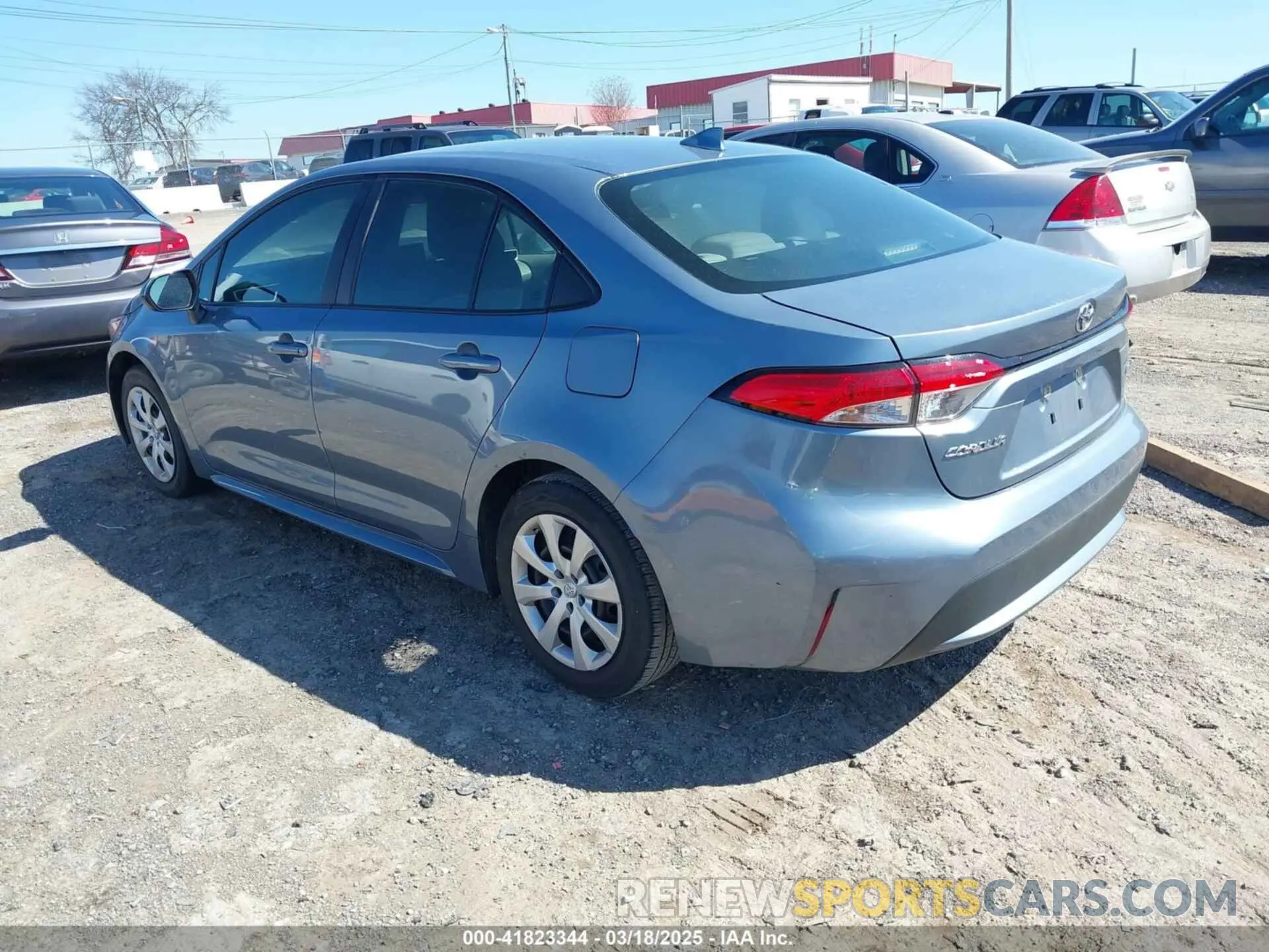 3 fotografías del automóvil dañado 5YFEPMAE7MP214787 TOYOTA COROLLA 2021