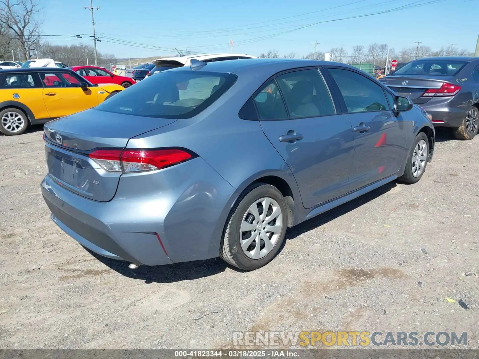 4 fotografías del automóvil dañado 5YFEPMAE7MP214787 TOYOTA COROLLA 2021