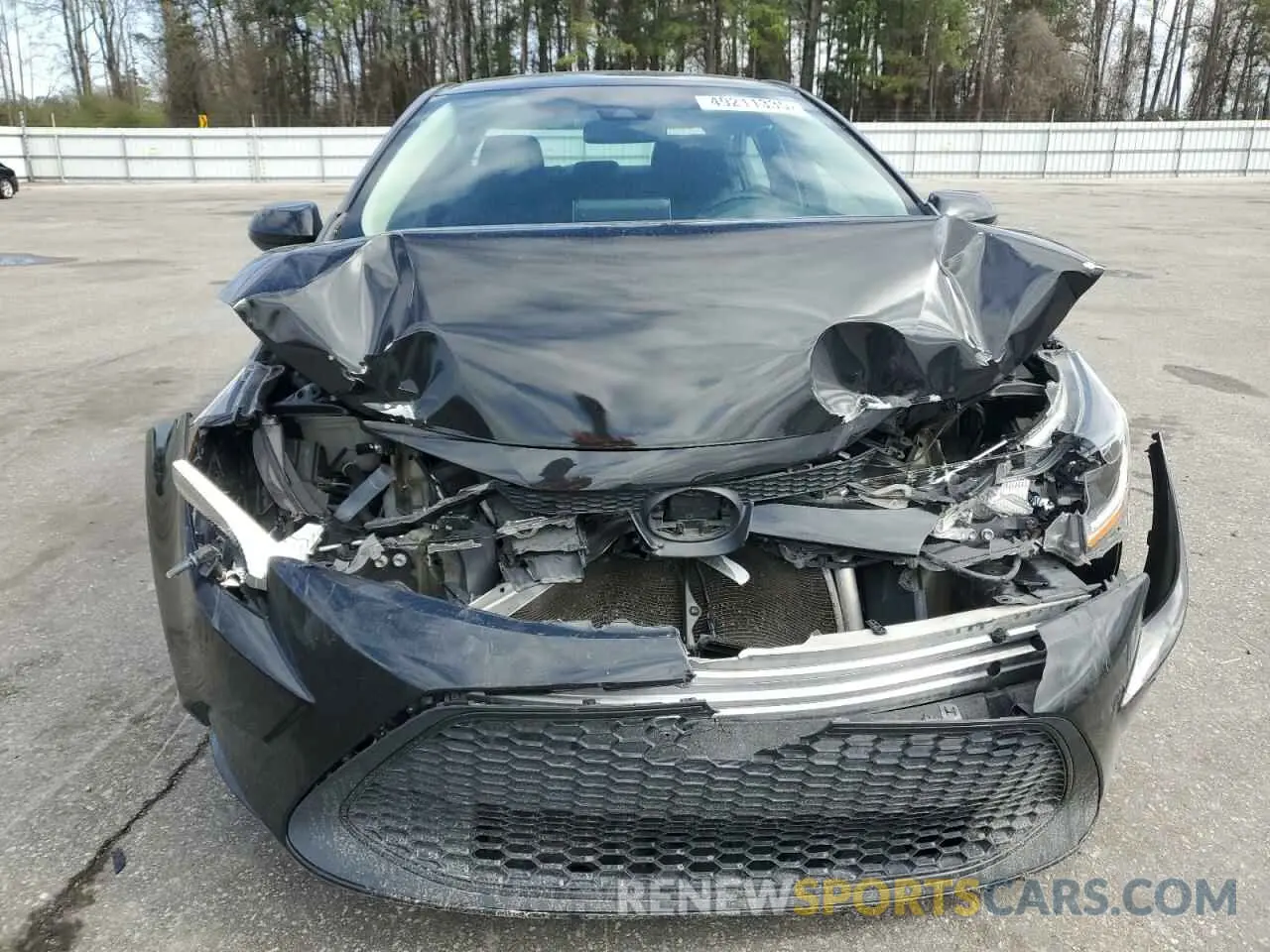 5 fotografías del automóvil dañado 5YFEPMAE7MP216216 TOYOTA COROLLA 2021
