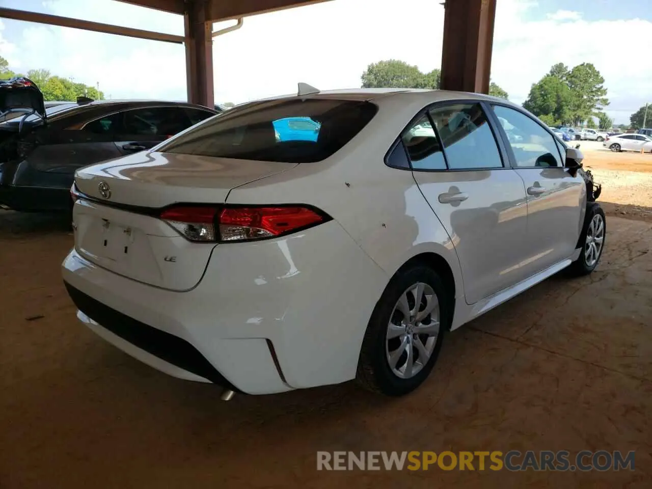 4 fotografías del automóvil dañado 5YFEPMAE7MP220959 TOYOTA COROLLA 2021